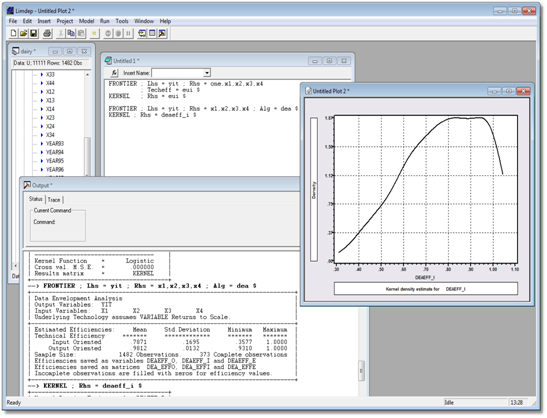 Data envelopment analysis software